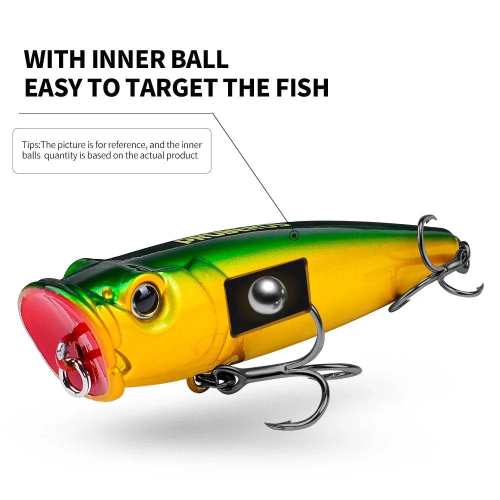 PROBEROS 9.4cm Big Popper – Topwater Swimbait Lure - Fish & Cheaps | Fishing & Outdoor Gear