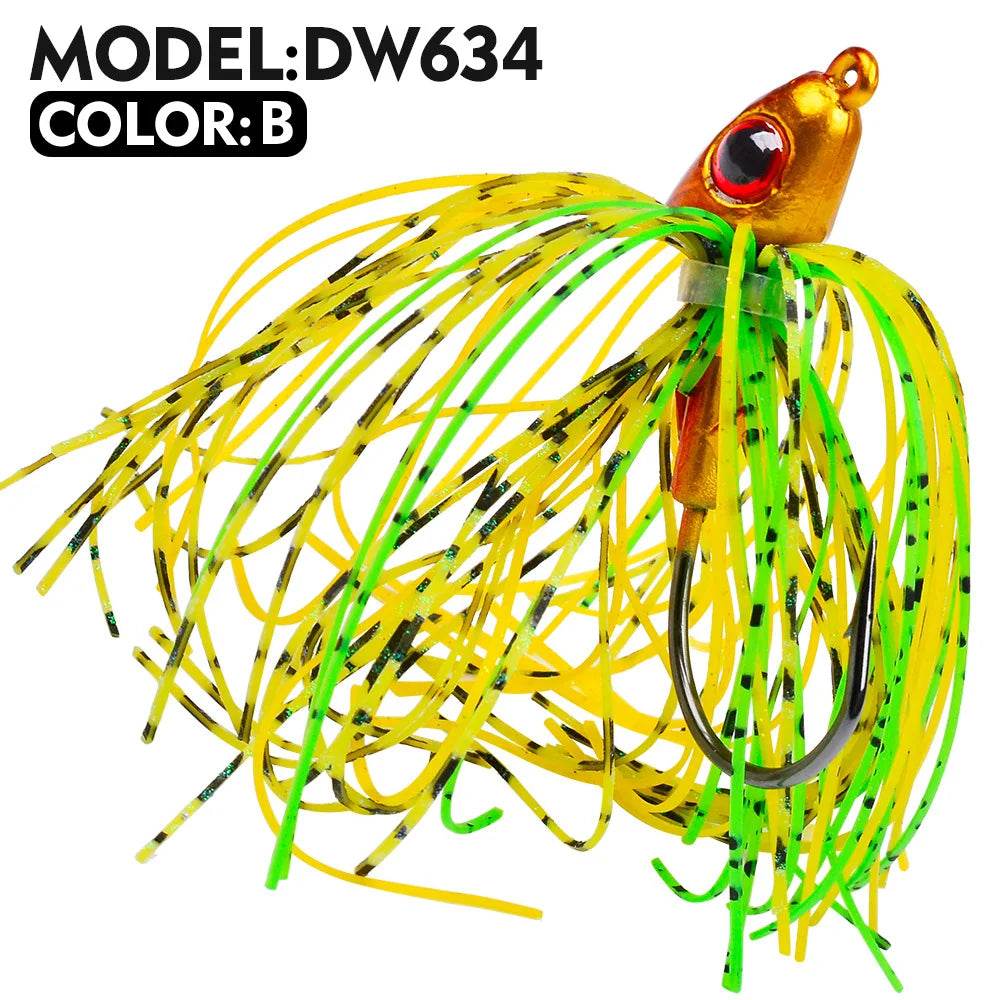 PROBEROS Weedless Spinnerbait Jig - Fish & Cheaps | Fishing & Outdoor Gear