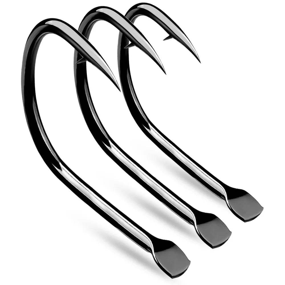 PROBEROS 30pcs Size 11–20 Eyed Carp Hooks - Fish & Cheaps | Fishing & Outdoor Gear