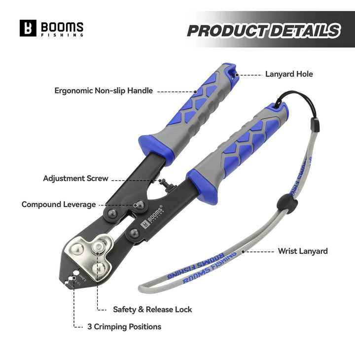 Booms XW42 Crimping Pliers – Precision Tool for Fishing Rigs - Fish & Cheaps | Fishing & Outdoor Gear