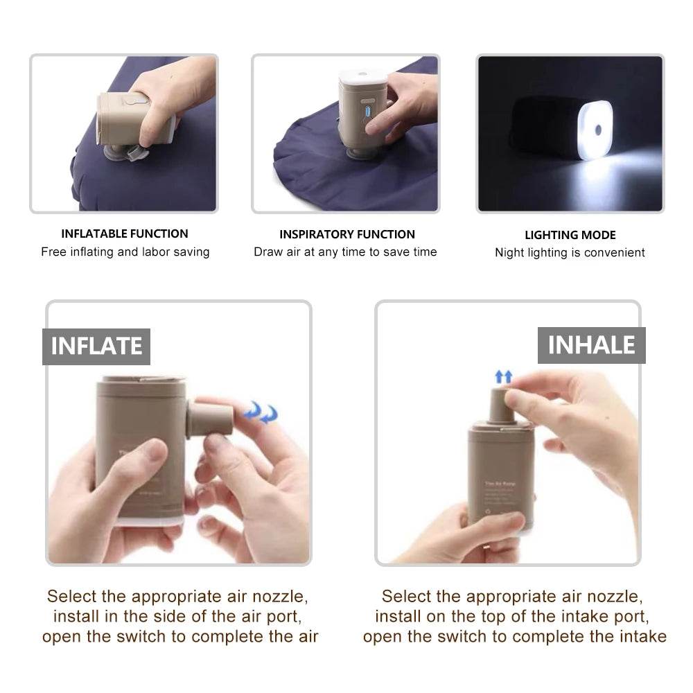 Widesea Electric Inflatable Pump & Camping Light - Fish & Cheaps | Fishing & Outdoor Gear