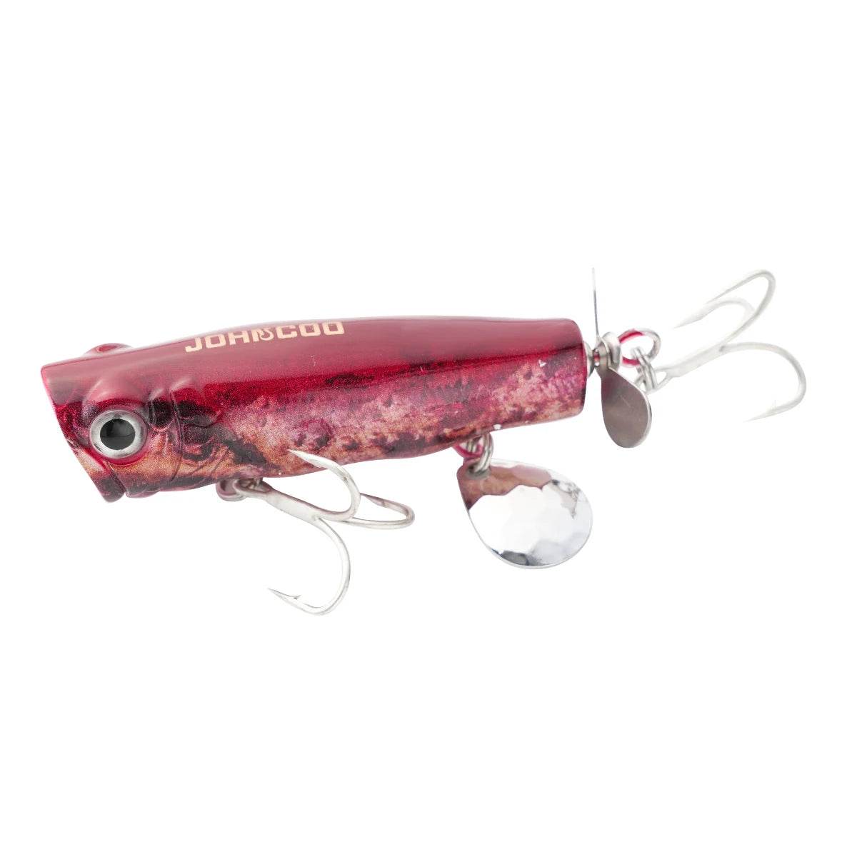 Johncoo 8cm 14g Popper – Floating Topwater Lure - Fish & Cheaps | Fishing & Outdoor Gear