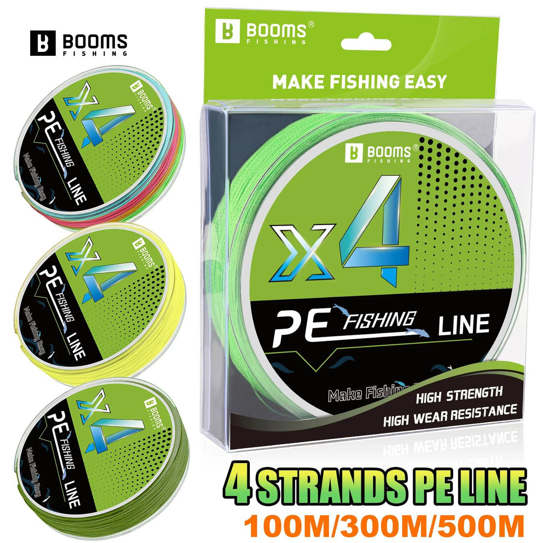 Booms Fishing BG3 4-Strand PE Braided Line - Fish & Cheaps | Fishing & Outdoor Gear
