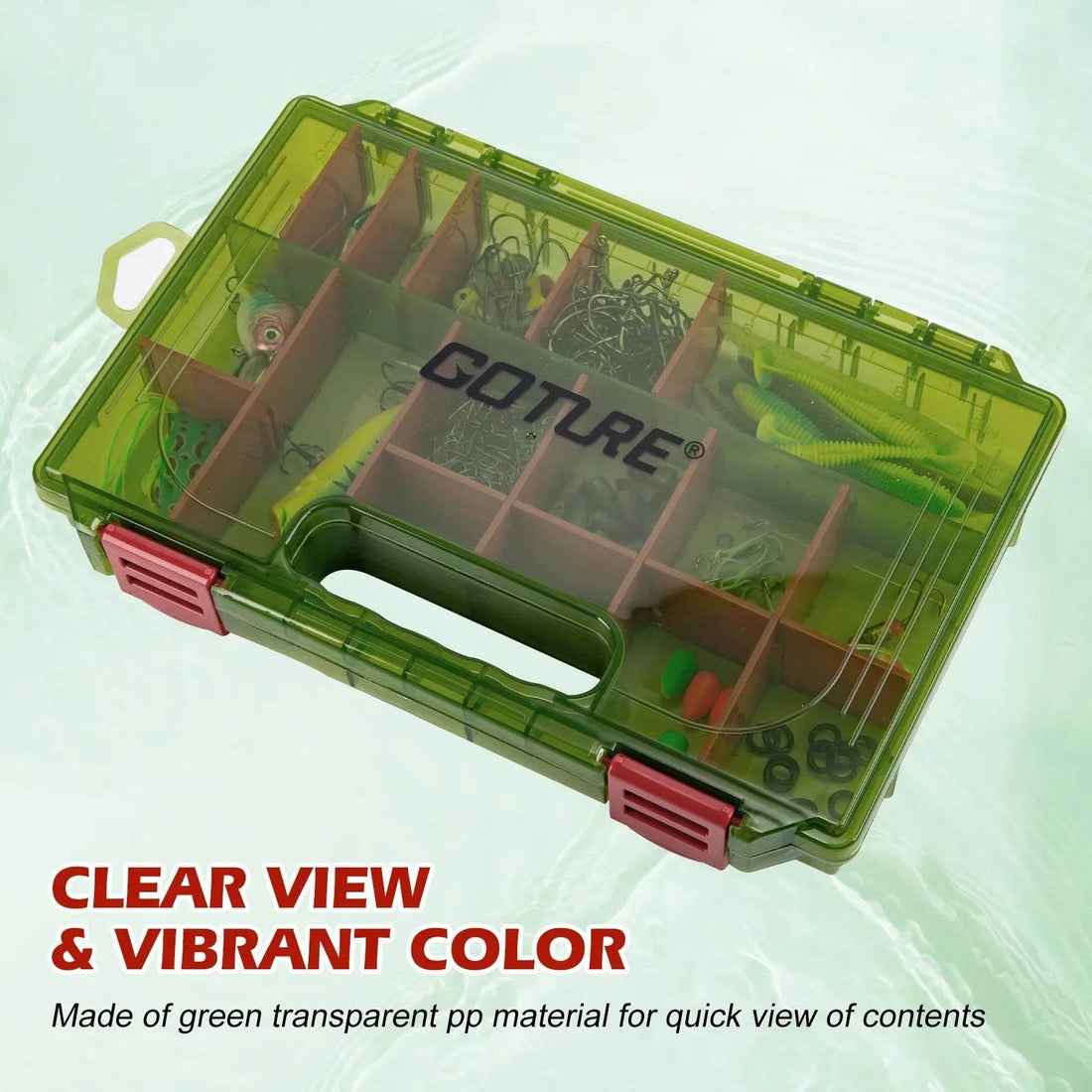 Goture 3600/3700 Waterproof Fishing Tackle Box - Fish & Cheaps | Fishing & Outdoor Gear