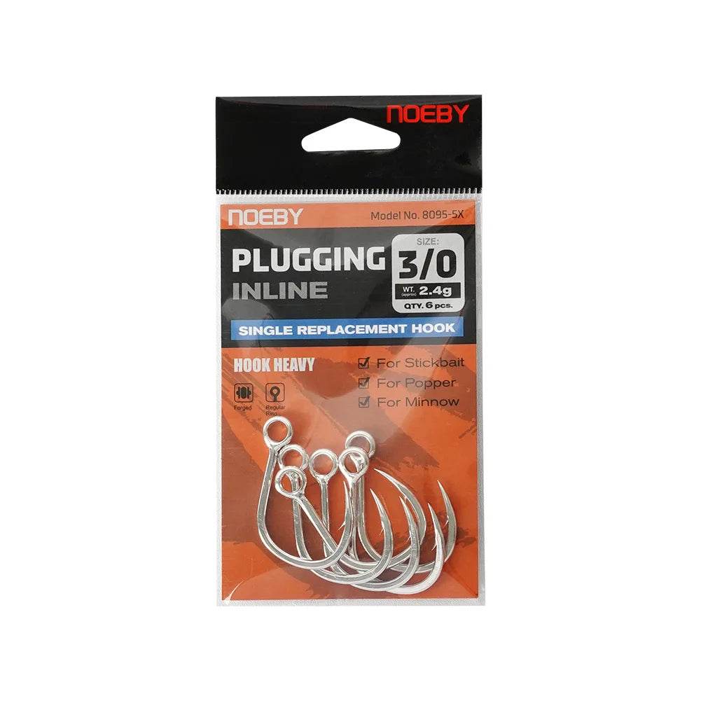 NOEBY Inline Single Big Game Hooks - Fish & Cheaps | Fishing & Outdoor Gear