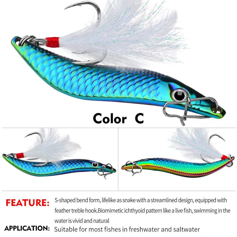 PROBEROS Spinner Spoon Metal Lure - Fish & Cheaps | Fishing & Outdoor Gear