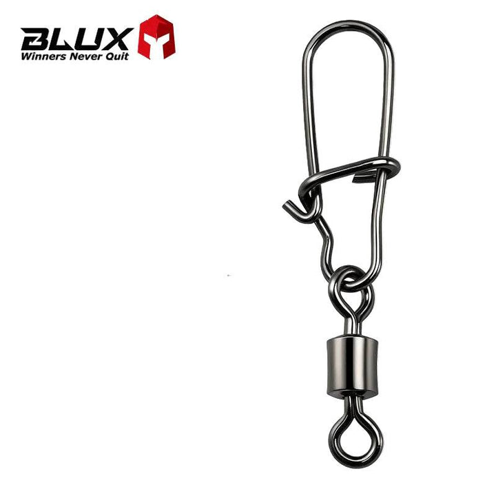 BLUX Quick Change Lock Snap with Superline Swivel – 50pcs - Fish & Cheaps | Fishing & Outdoor Gear