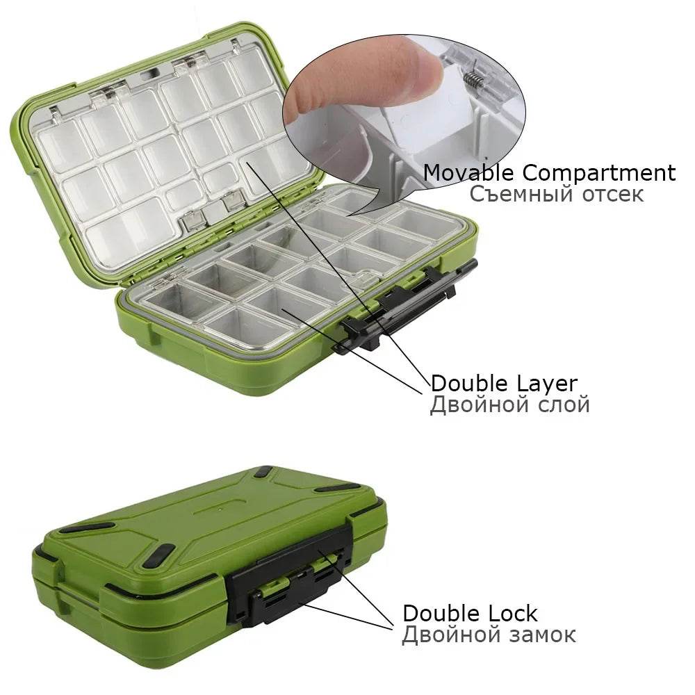 Goture Double Layer Tackle Box – Compact Storage Redefined - Fish & Cheaps | Fishing & Outdoor Gear