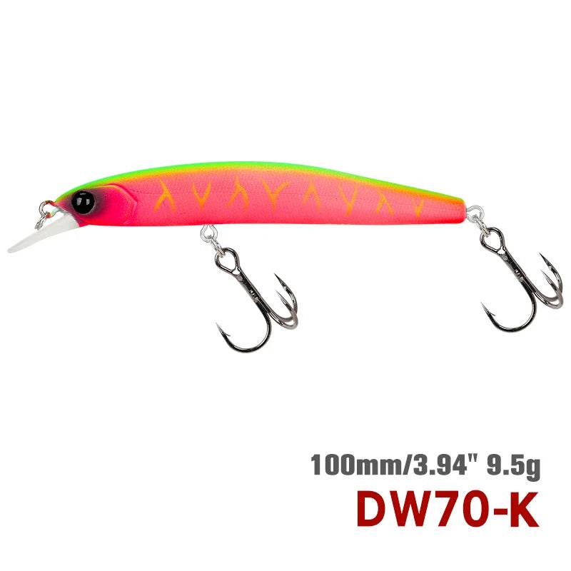 TSURINOYA 100SP Suspending Minnow – Precision Jerkbait - Fish & Cheaps | Fishing & Outdoor Gear