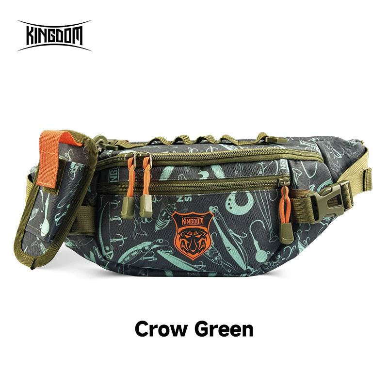 Kingdom Tactical Lure Fishing Waist Chest Backpack - Fish & Cheaps | Fishing & Outdoor Gear