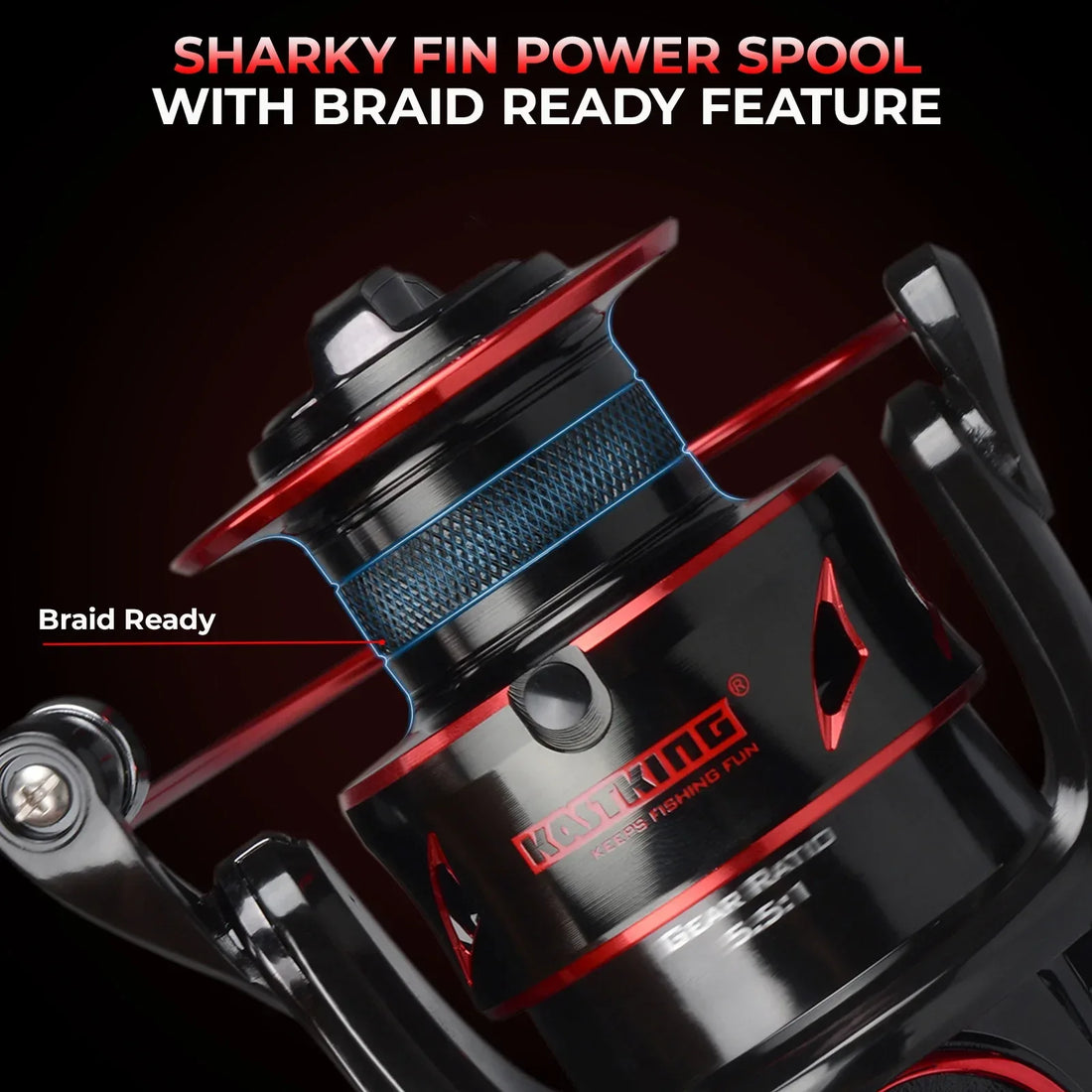 KastKing Sharky Baitfeeder III Spinning Reel - Fish & Cheaps | Fishing & Outdoor Gear