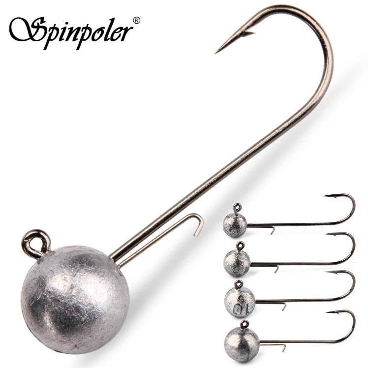 Spinpoler Long Shank Jig Heads – Swim Extra Long Hook - Fish & Cheaps | Fishing & Outdoor Gear