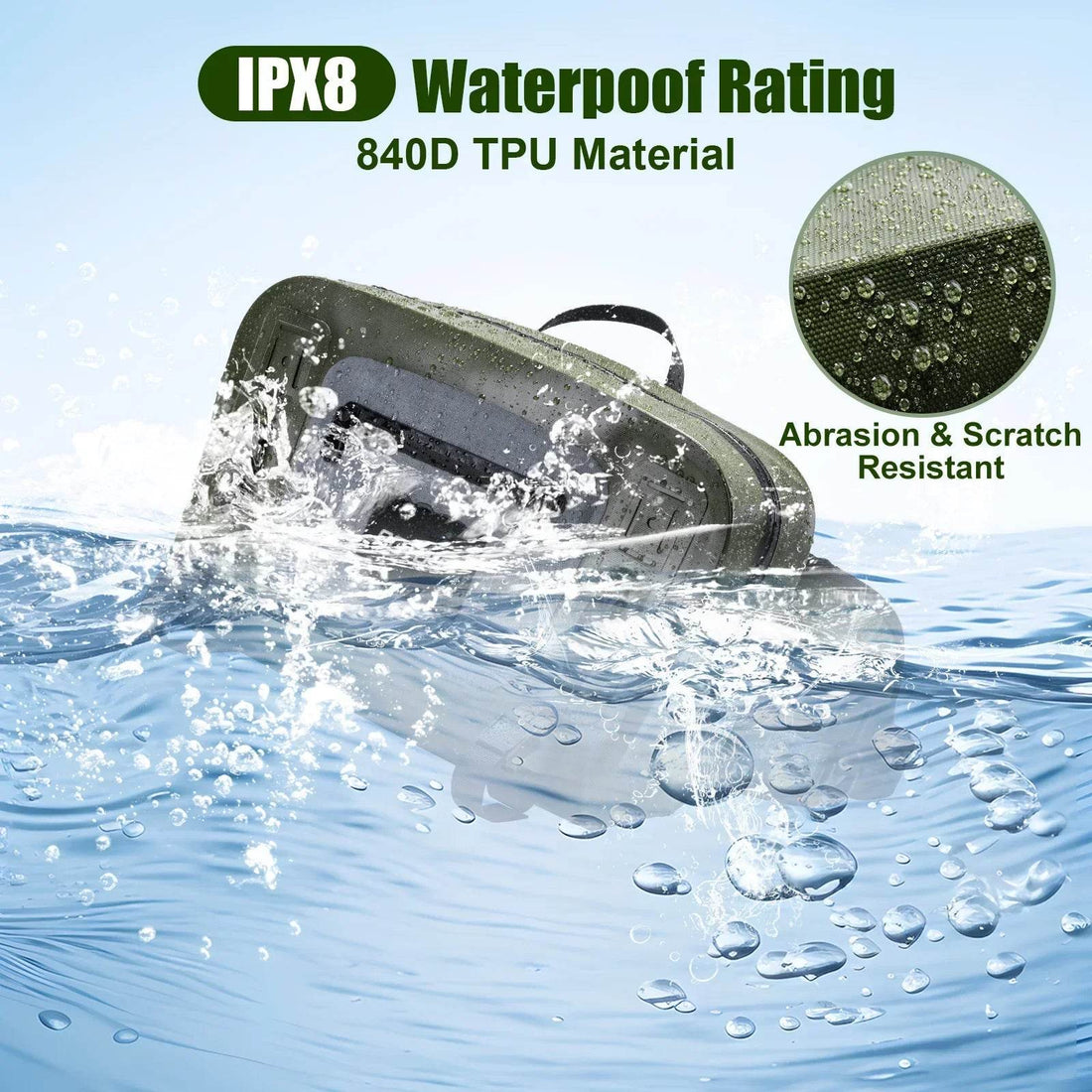 Goture Waterproof Fly Fishing Bag – Large Capacity Waist Pack - Fish & Cheaps | Fishing & Outdoor Gear