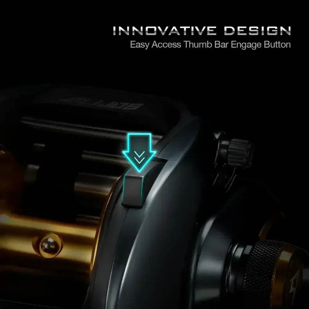 Piscifun Alijoz 300 Baitcasting Reel – 15KG Max Drag - Fish & Cheaps | Fishing & Outdoor Gear