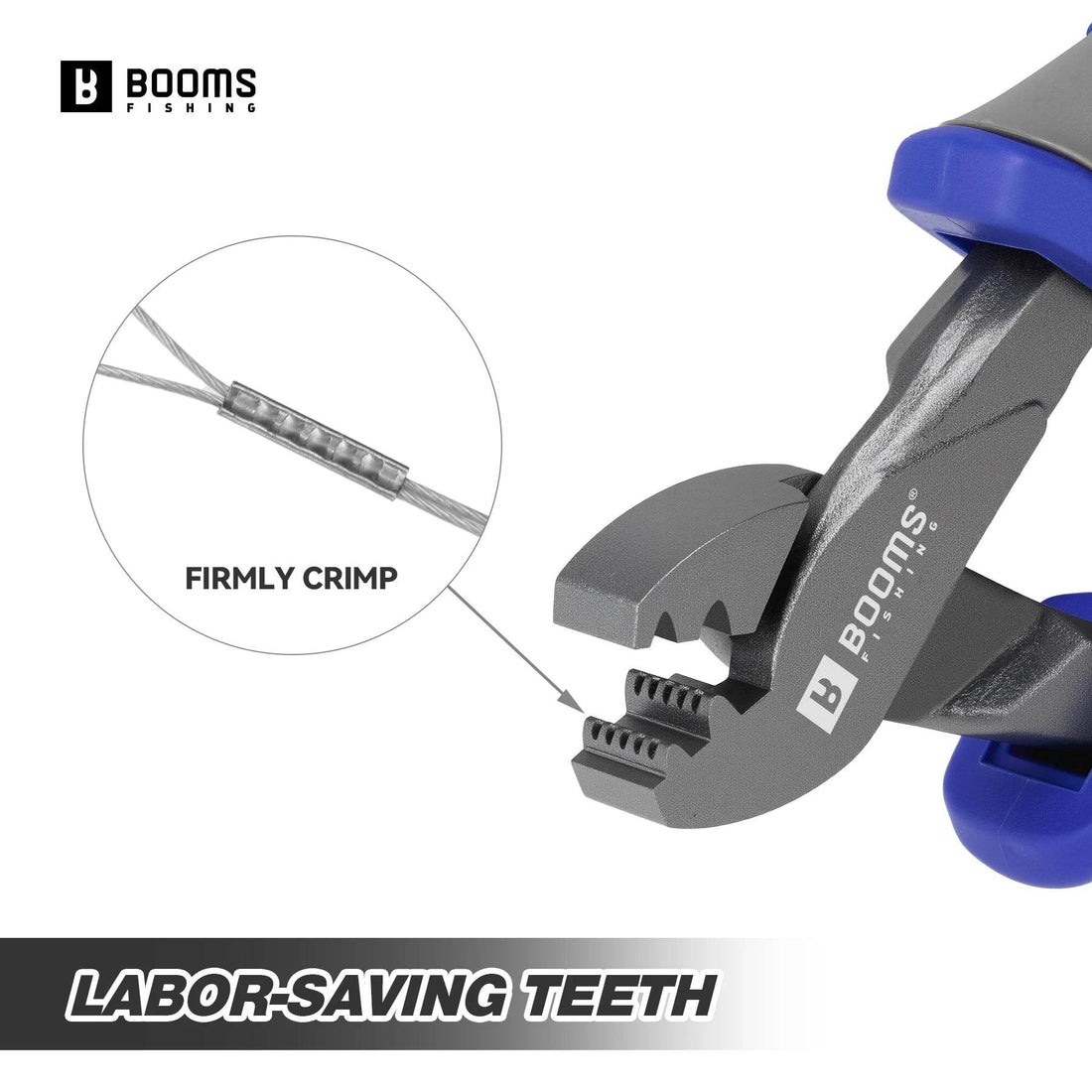 Booms XW41 Carbon Steel Crimping Pliers - Fish & Cheaps | Fishing & Outdoor Gear