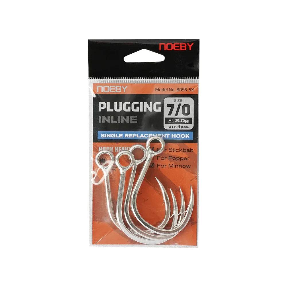 NOEBY Inline Single Big Game Hooks - Fish & Cheaps | Fishing & Outdoor Gear