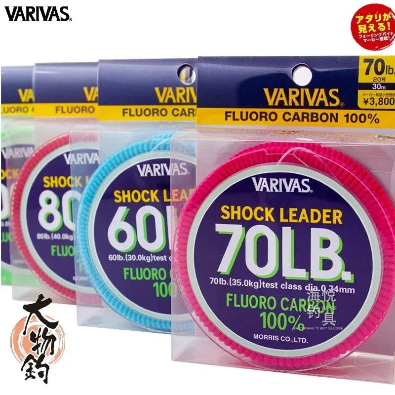 VARIVAS Shock Leader Carbon Line – Fishing Leader Line - Fish & Cheaps | Fishing & Outdoor Gear