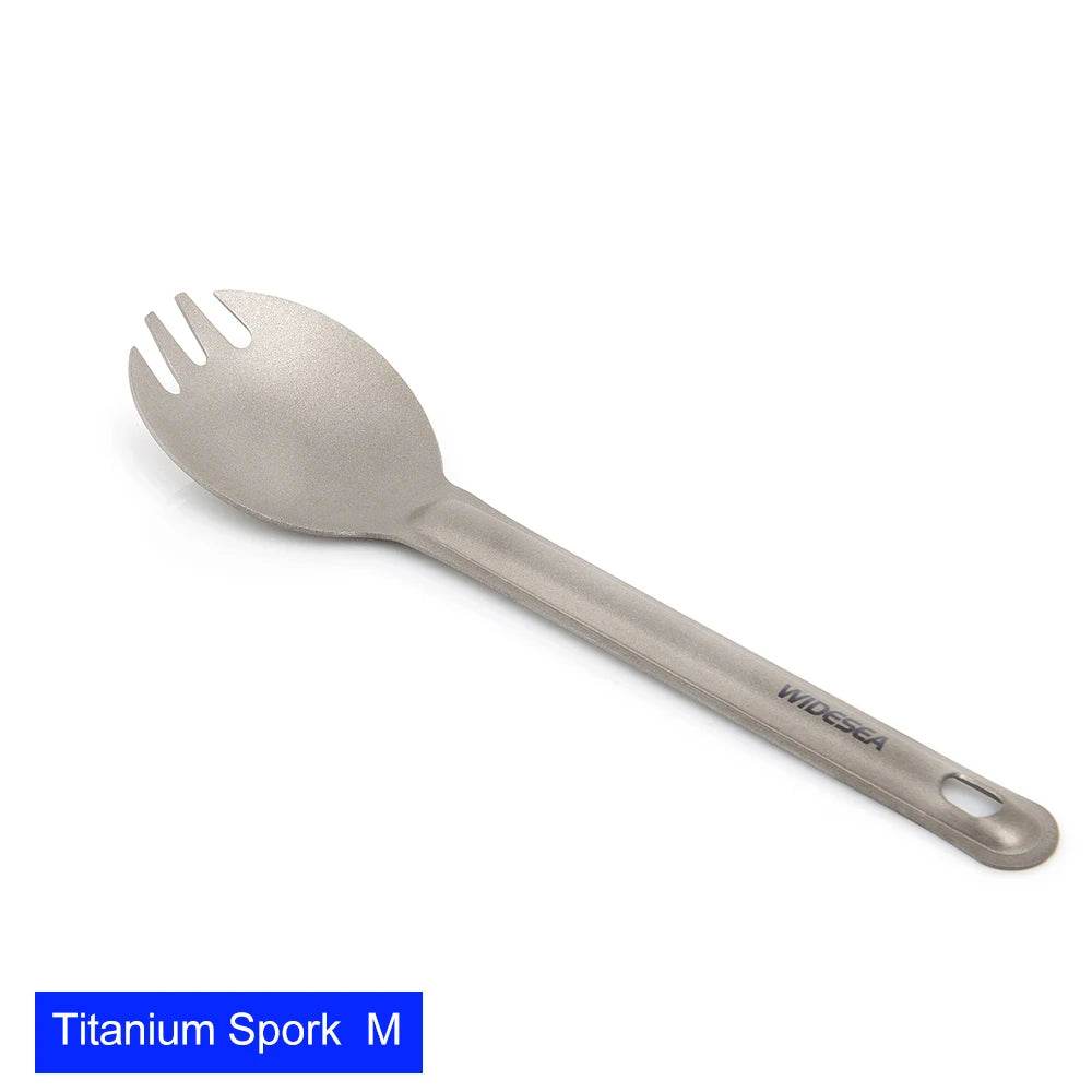 Widesea Titanium Camping Spork - Fish & Cheaps | Fishing & Outdoor Gear