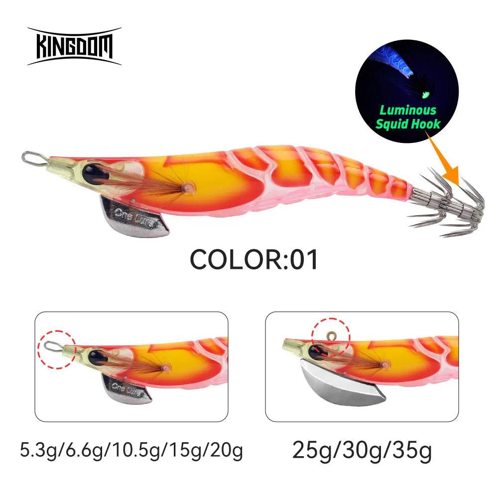 Kingdom Luminous EGI Squid Jig - Fish & Cheaps | Fishing & Outdoor Gear