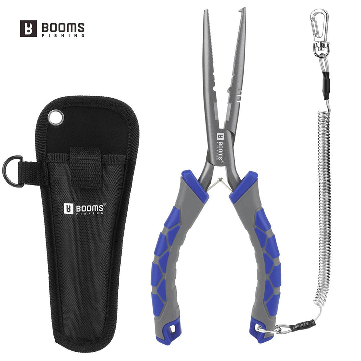 Booms Fishing XW10 Long Nose Fishing Pliers - Fish & Cheaps | Fishing & Outdoor Gear
