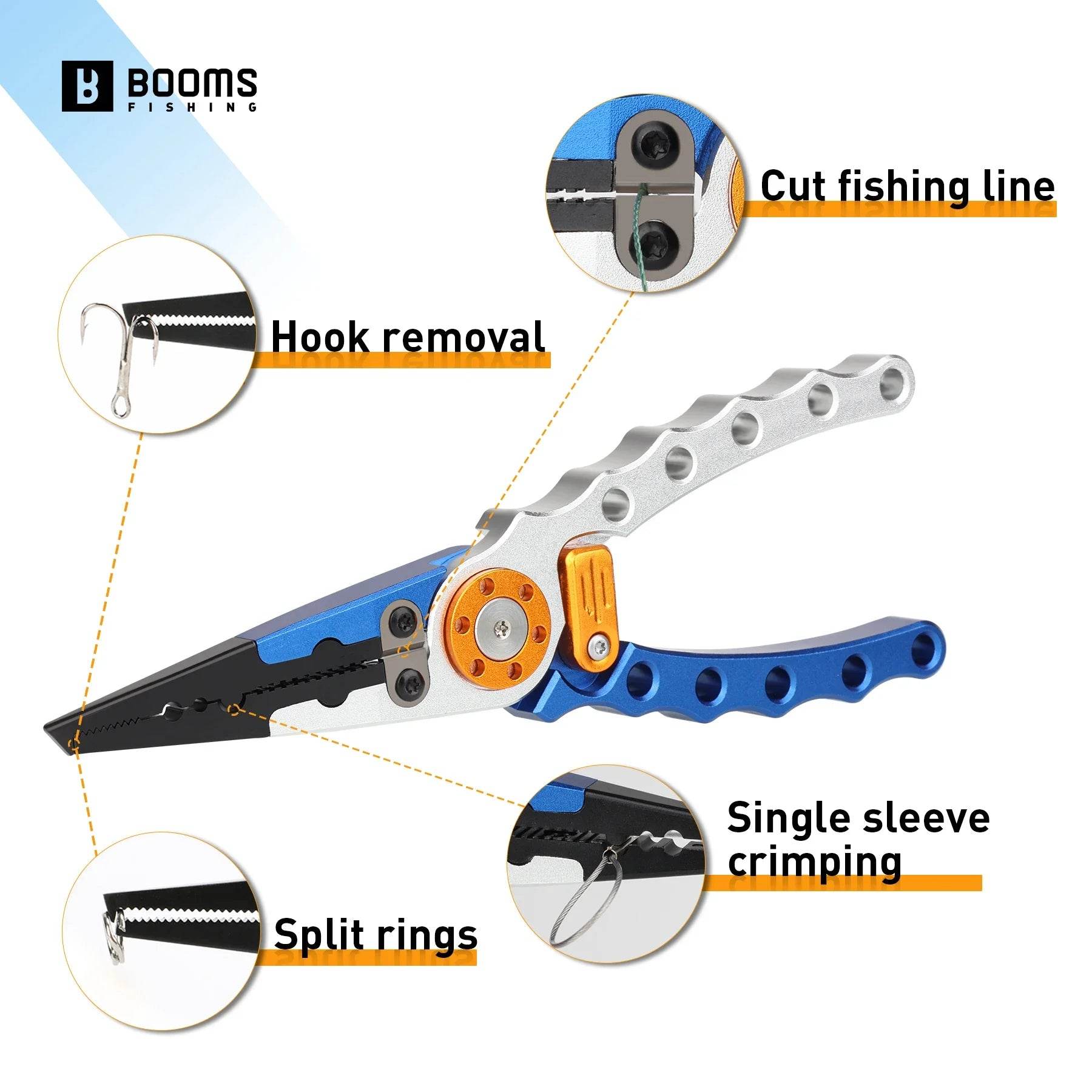 Booms Fishing Aluminium Pliers & Fish Gripper Set - Fish & Cheaps | Fishing & Outdoor Gear