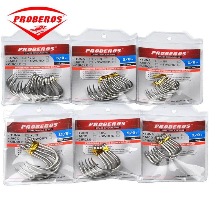 PROBEROS Seawater Corrosion Protection Fishing Hooks - Fish & Cheaps | Fishing & Outdoor Gear