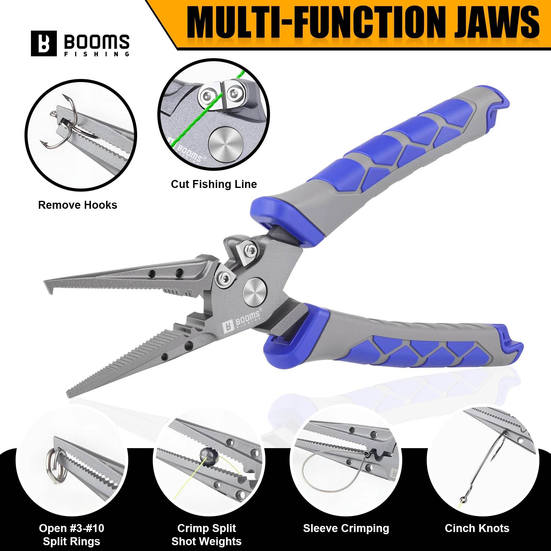 Booms Fishing XW15 Carbon Steel Pliers - Fish & Cheaps | Fishing & Outdoor Gear