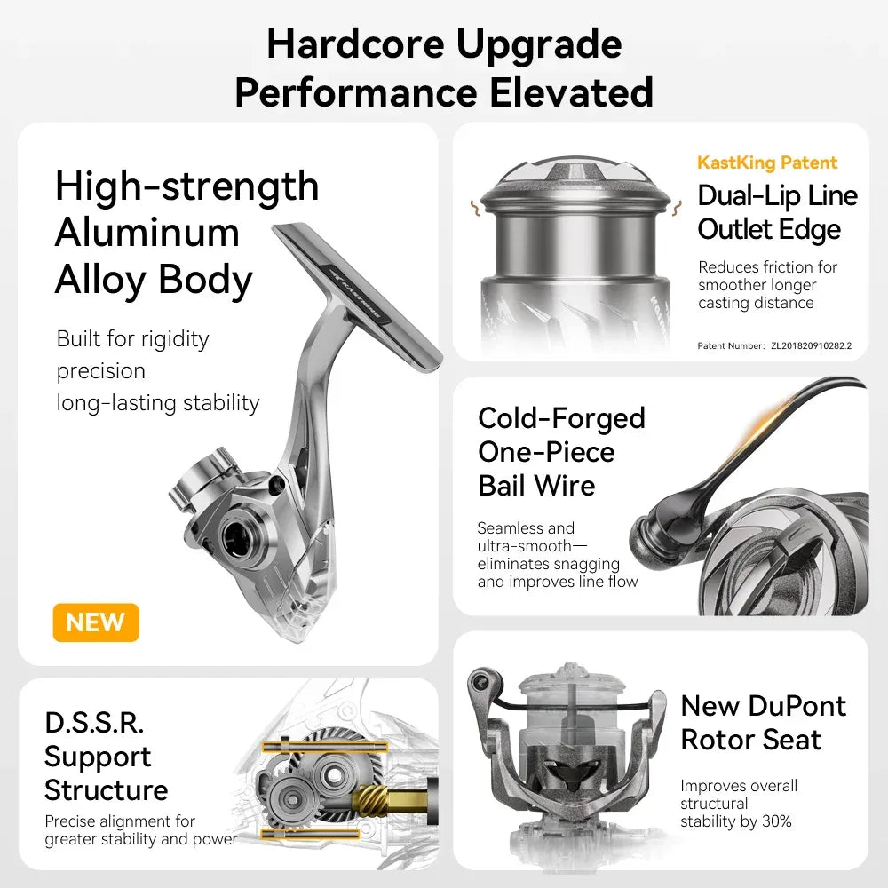 KastKing Valiant Eagle Ultra Spinning Reel - Fish & Cheaps | Fishing & Outdoor Gear