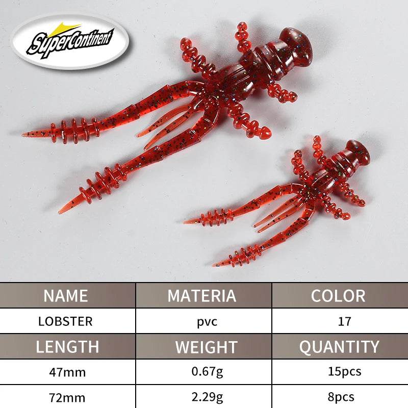 Supercontinent Lobster Soft Lure – Prawn Odour - Fish & Cheaps | Fishing & Outdoor Gear