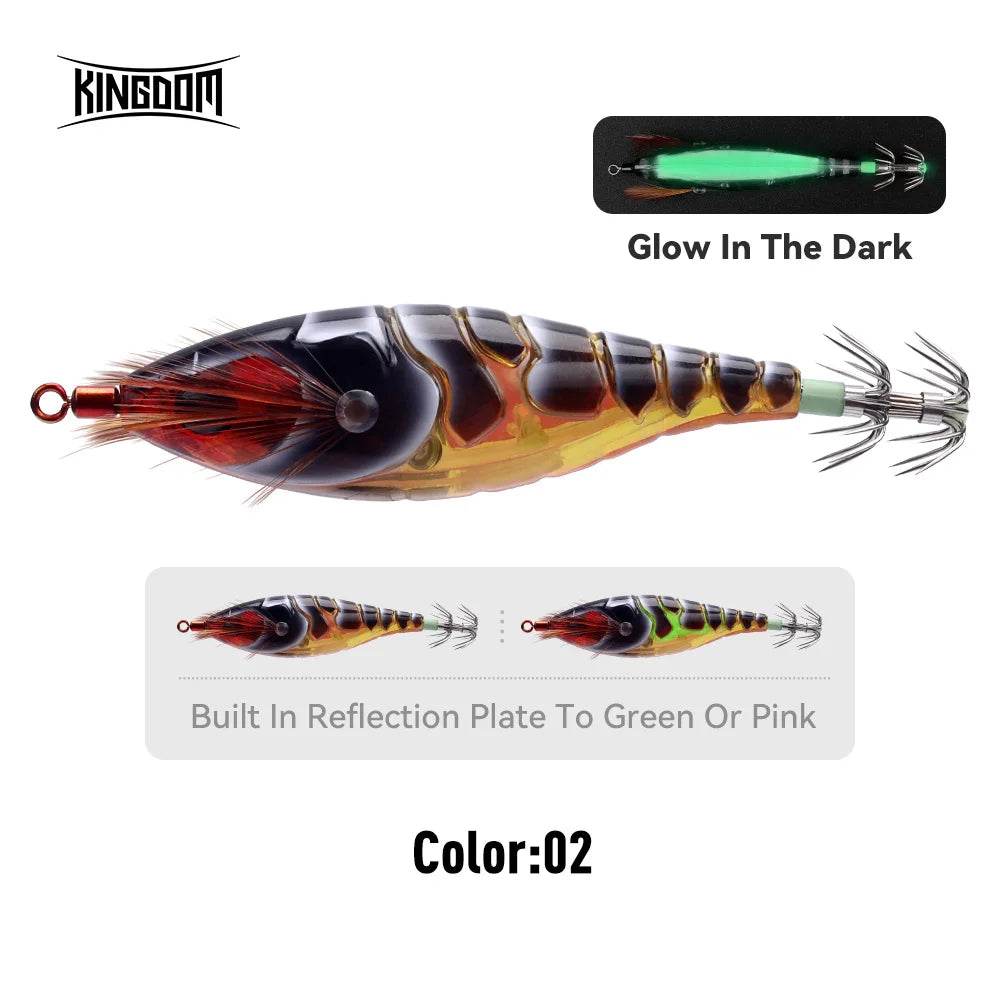 Kingdom EGIKING Luminous Squid Jigs - Fish & Cheaps | Fishing & Outdoor Gear
