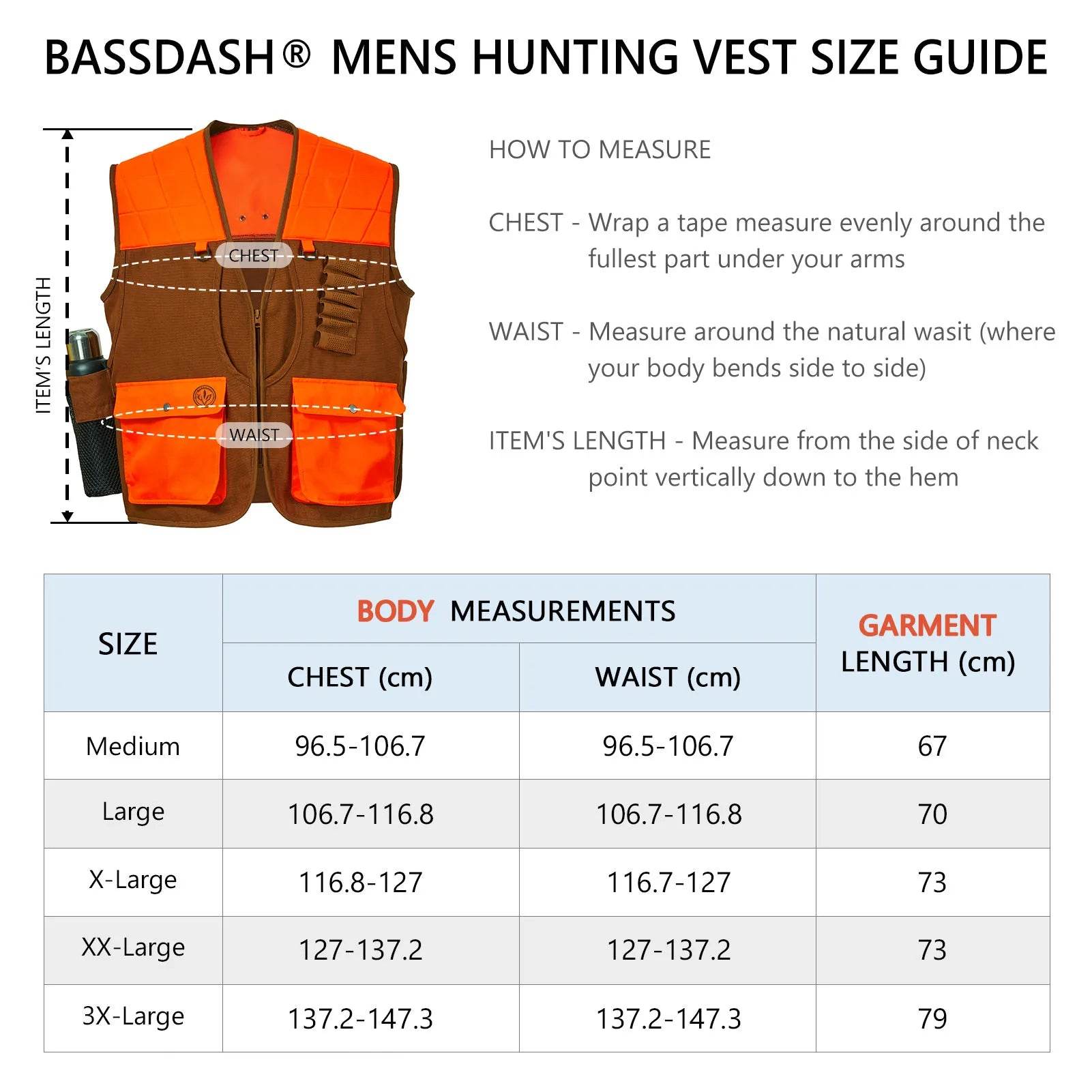 Bassdash Field Bird Hunting Vest – Water-Resistant, Multi-Pocket Design - Fish & Cheaps | Fishing & Outdoor Gear