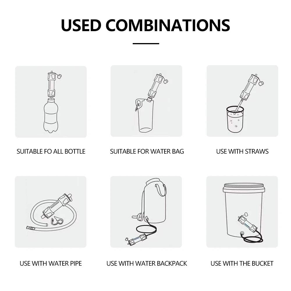 Widesea Compact Camping Water Purifier Straw - Fish & Cheaps | Fishing & Outdoor Gear