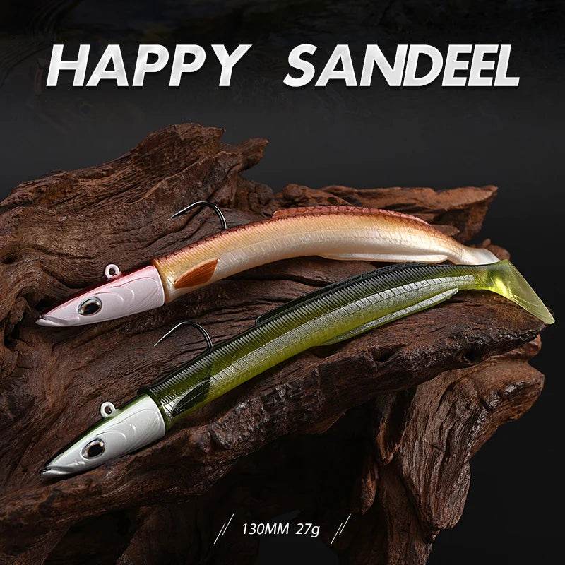 BLUX Happy Sandeel 13cm Soft Paddle Tail Lure - Fish & Cheaps | Fishing & Outdoor Gear