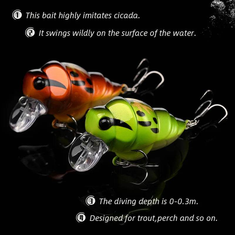 BLUX Cicada Floating Crankbait 39mm - Fish & Cheaps | Fishing & Outdoor Gear