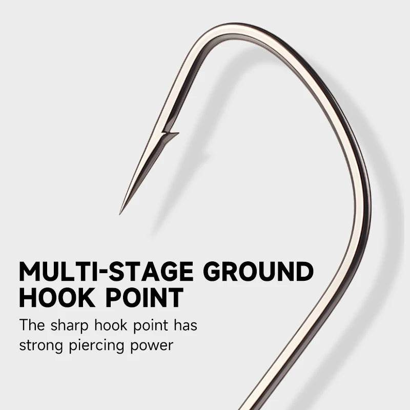 Supercontinent High Carbon Steel Barbed Single Hooks - Fish & Cheaps | Fishing & Outdoor Gear