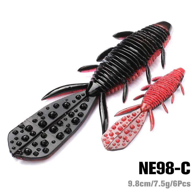 TSURINOYA Nebula Shrimp 9.7cm Soft Lures – 6 Pack - Fish & Cheaps | Fishing & Outdoor Gear