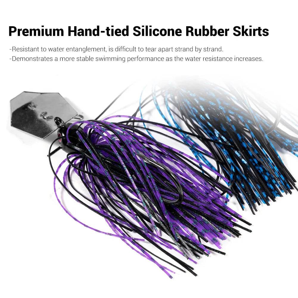 Noeby Chatterbait Bladed Jig – Needle Stinger Hook Series - Fish & Cheaps | Fishing & Outdoor Gear