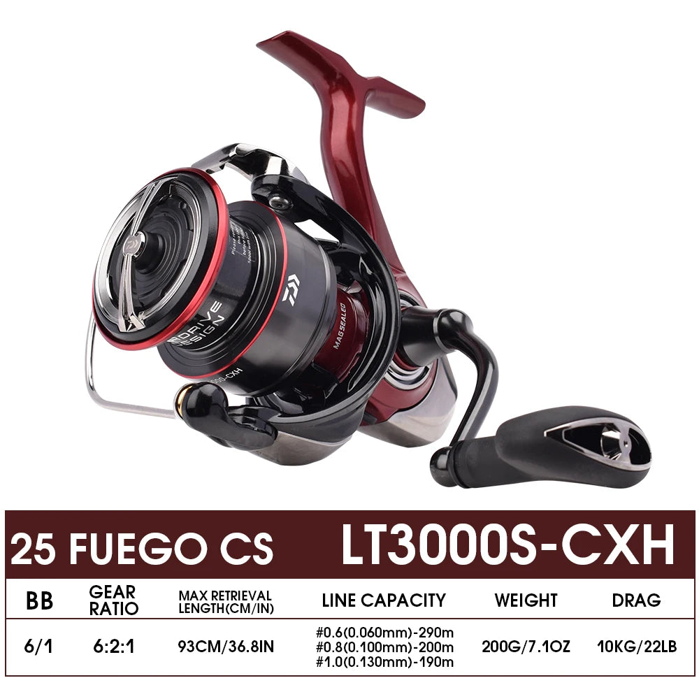 Daiwa Fuego CS LT 2025 Fishing Spinning Reel