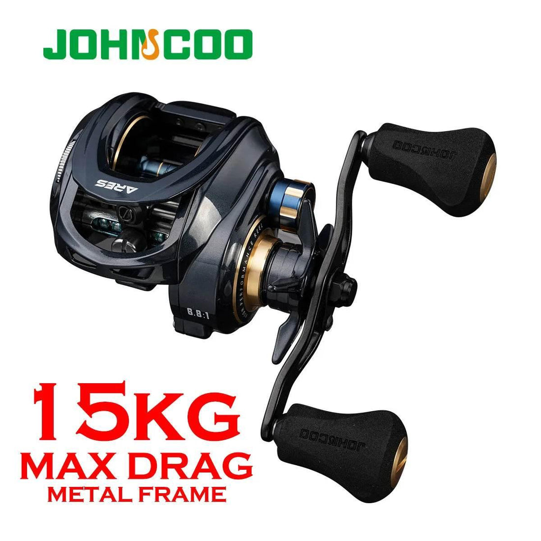 JOHNCOO ARES Baitcasting Reel: Low Profile Power - Fish & Cheaps | Fishing & Outdoor Gear
