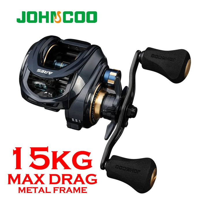 JOHNCOO ARES Baitcasting Reel: Low Profile Power - Fish & Cheaps | Fishing & Outdoor Gear