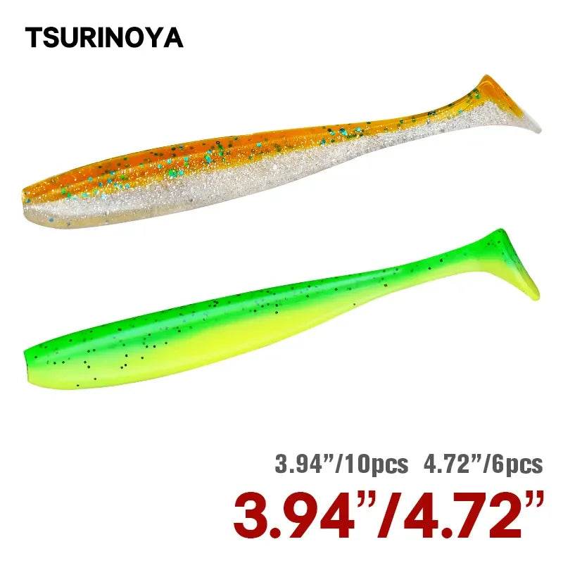 TSURINOYA T-Tail Worm Soft Bait - Fish & Cheaps | Fishing & Outdoor Gear