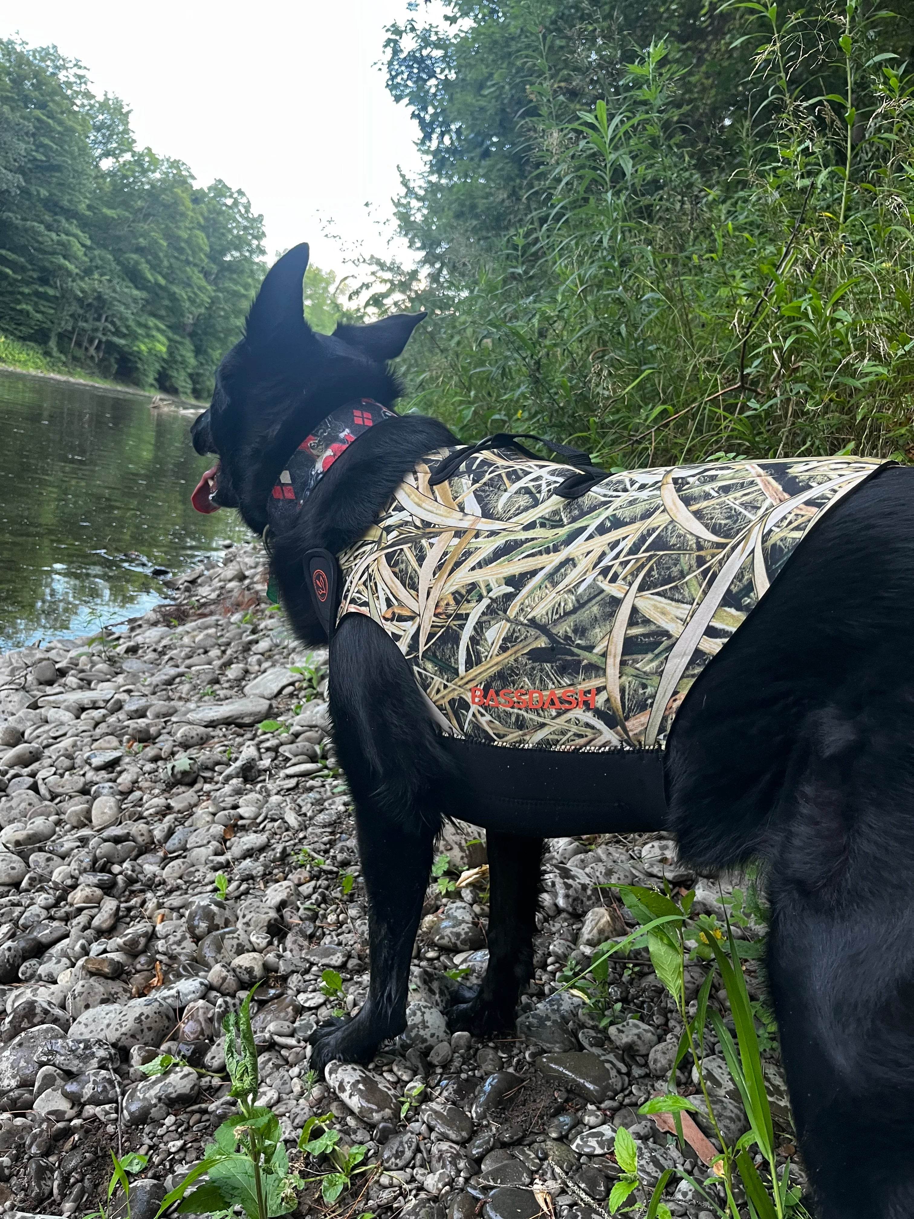 Bassdash Dog Camo Neoprene Hunting Vest - Fish & Cheaps | Fishing & Outdoor Gear