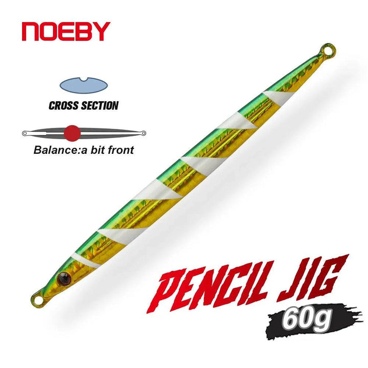 NOEBY 60g Metal Jig – Shore Jigging Lure - Fish & Cheaps | Fishing & Outdoor Gear
