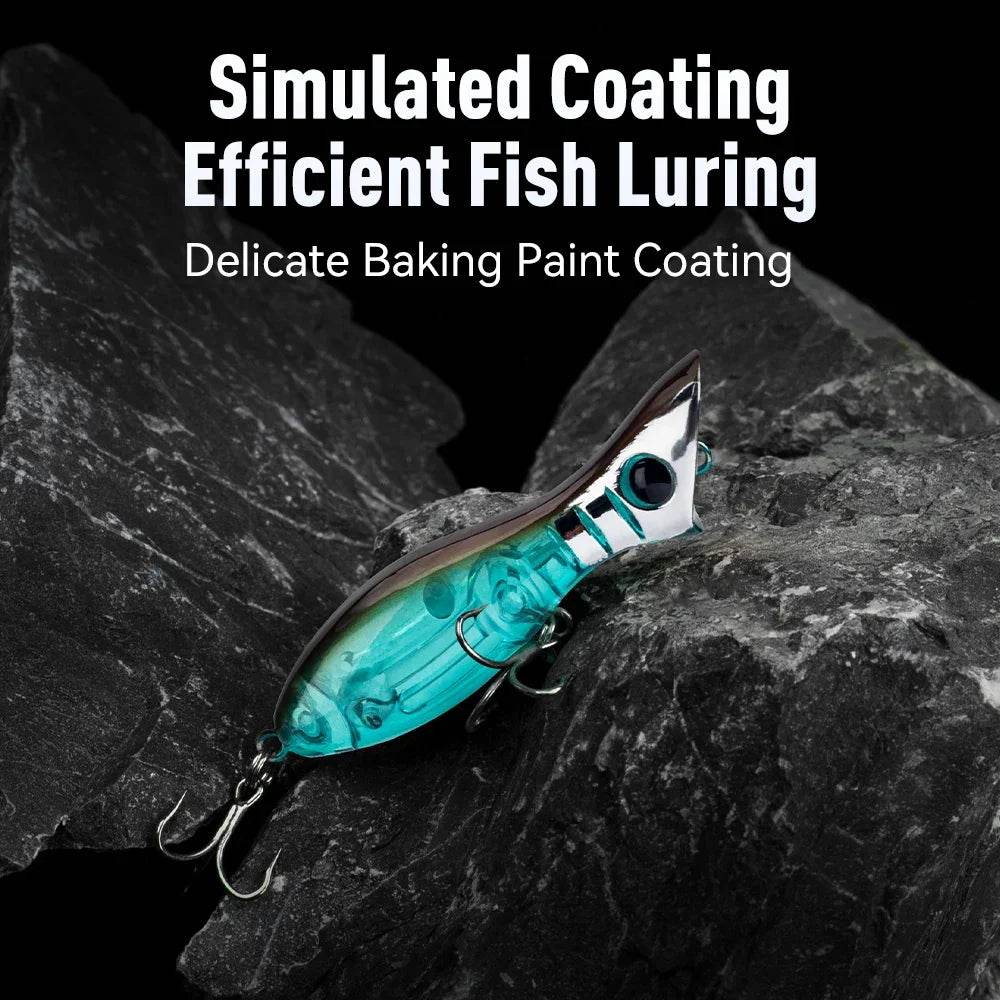 Kingdom Mini Popper Fishing Lure – 50mm Precision Bait - Fish & Cheaps | Fishing & Outdoor Gear