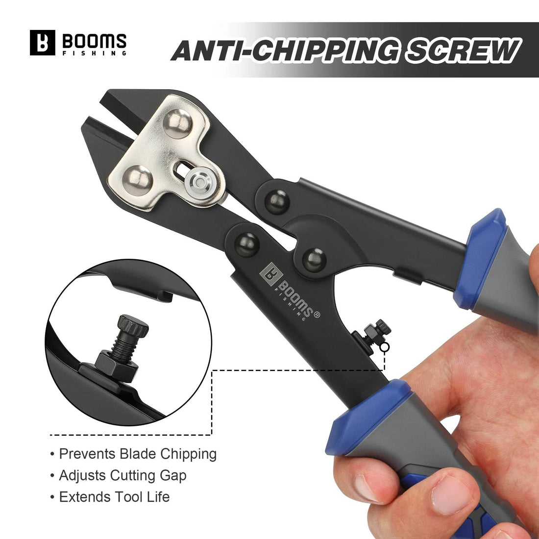 Booms Fishing XW43 Carbon Steel Cutter Pliers - Fish & Cheaps | Fishing & Outdoor Gear