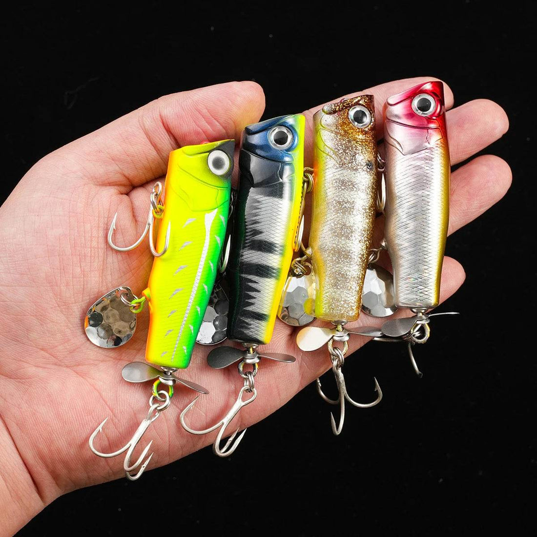 Johncoo 8cm 14g Popper – Floating Topwater Lure - Fish & Cheaps | Fishing & Outdoor Gear