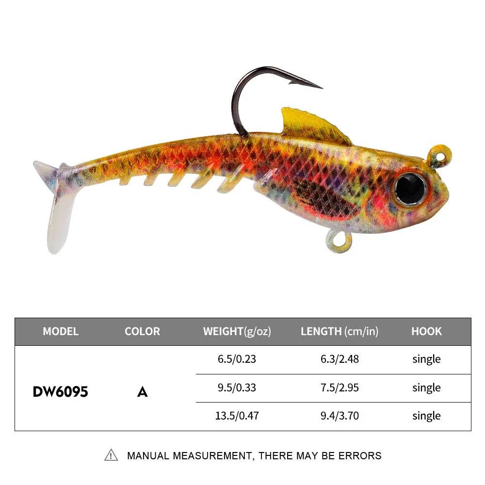 PROBEROS T Tail Soft Lure – Versatile Freshwater Performer - Fish & Cheaps | Fishing & Outdoor Gear