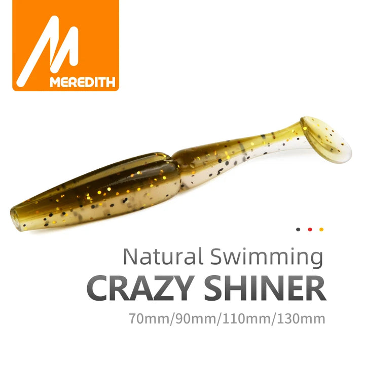 Meredith Crazy Shiner Soft Baits Fishing Lure – Artificial Lure