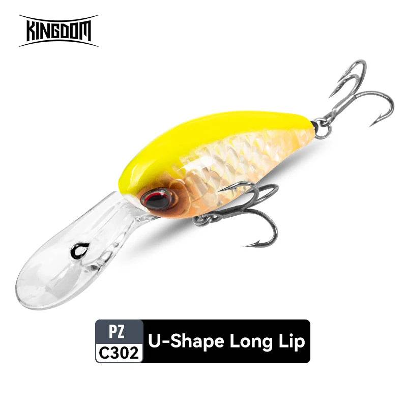KINGDOM Floating Minnow Crankbait Lure - Fish & Cheaps | Fishing & Outdoor Gear