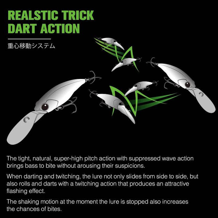 TSURINOYA Max 3.7m 60SP Suspending Minnow - Fish & Cheaps | Fishing & Outdoor Gear